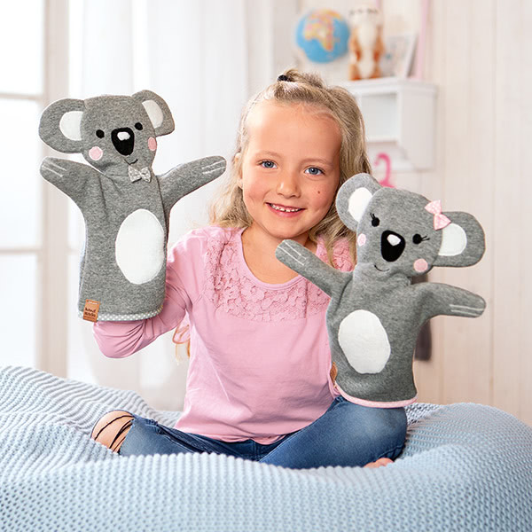 Handpuppen "Koalas" nähen