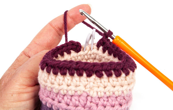 Hausschuhe häkeln - Schritt 5 Hausschuhe häkeln - Schritt 5