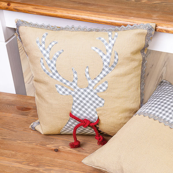 Hirsch-Kissen nähen