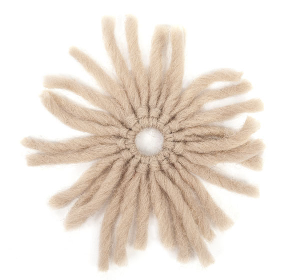 Eulen aus Holz basteln - Schritt 8