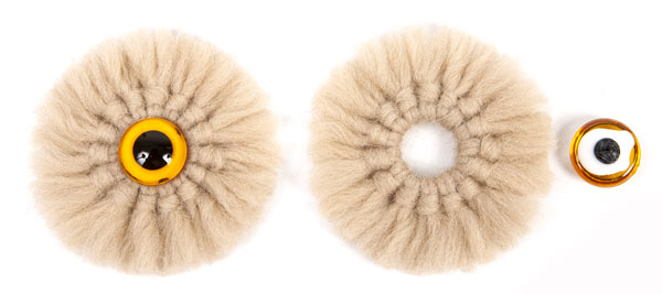 Eulen aus Holz basteln - Schritt 11