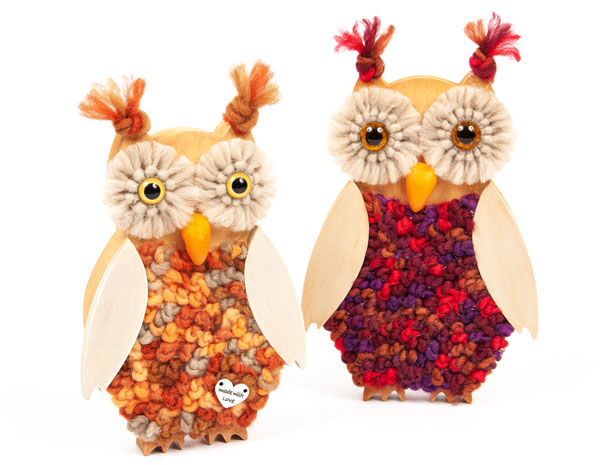 Eulen aus Holz basteln - Schritt 15