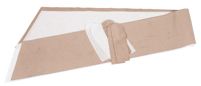 Hüftgürtel selber nähen - Material zuschneiden