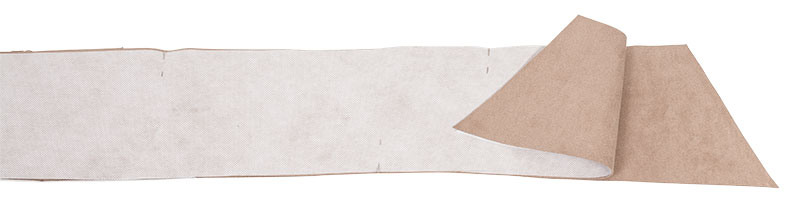 Hüftgürtel selber nähen - Zuschnitte aufeinander legen