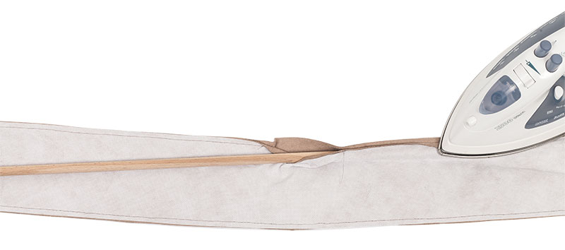 Hüftgürtel selber nähen - Naht ausformen