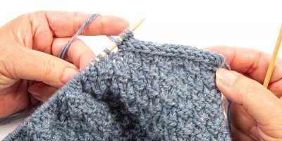 Hüttenschuhe stricken - Schritt 11