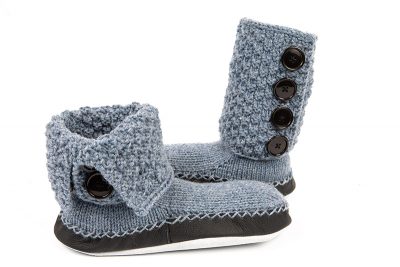 Hüttenschuhe stricken - Schritt 14