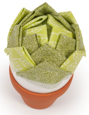 Kakteen Artischockentechnik - weitere Reihen angebracht