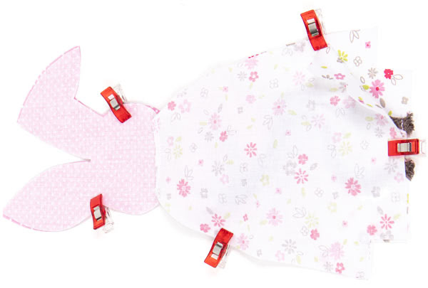 Kantenhocker Hase nähen - Schritt 7