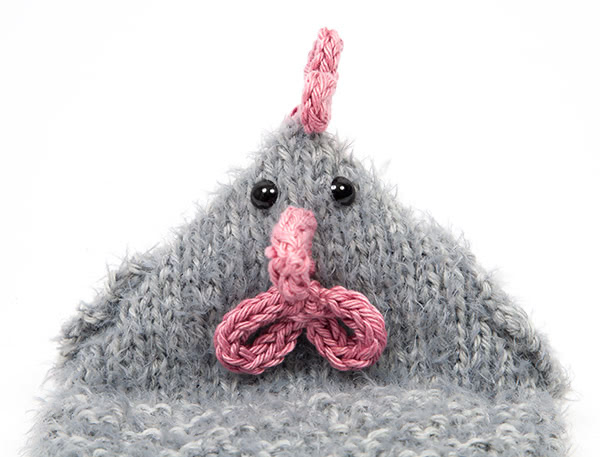 Kantenhocker-Huhn stricken - Schritt 11