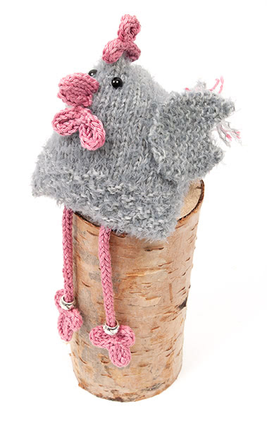 Kantenhocker-Huhn stricken - Schritt 13