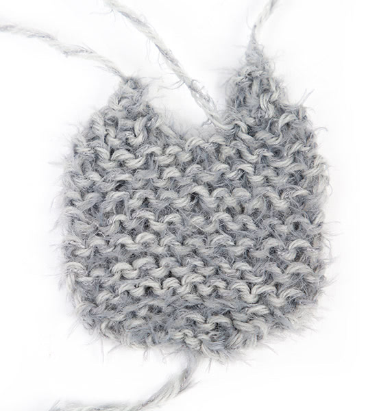 Kantenhocker-Huhn stricken - Schritt 4