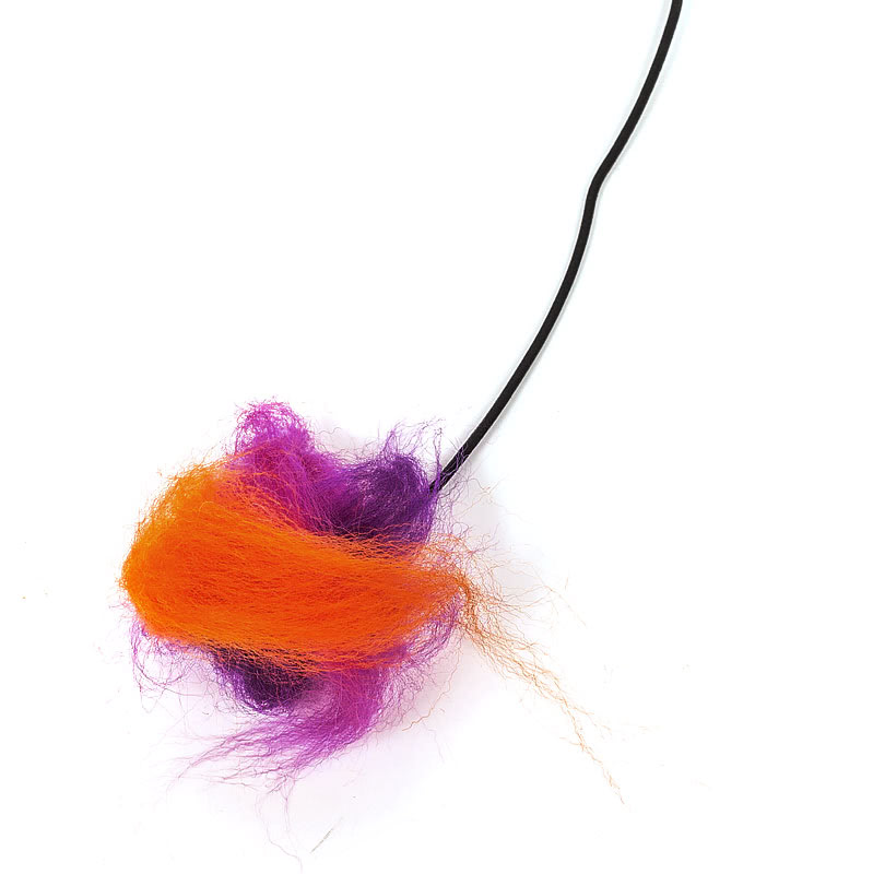 Katzenspielzeug basteln - Filzwolle