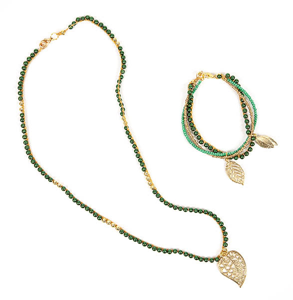 Kette und Armband knüpfen - Schritt 22