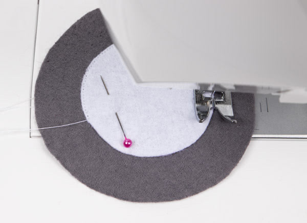 Eulenkissen nähen - Schritt 2