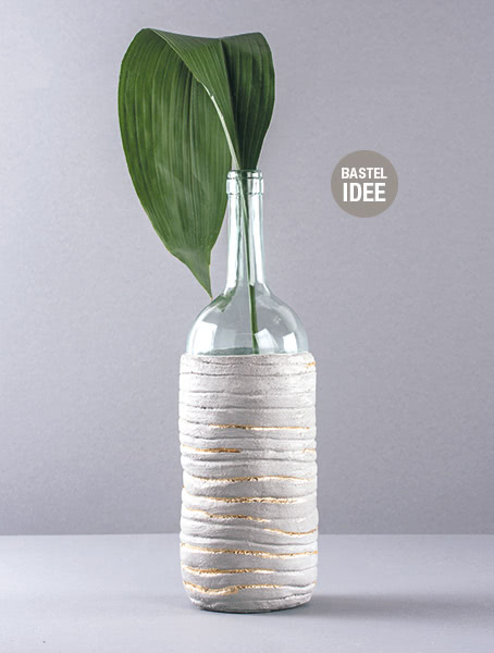 Vase aus Knetbeton modellieren Vase aus Knetbeton modellieren