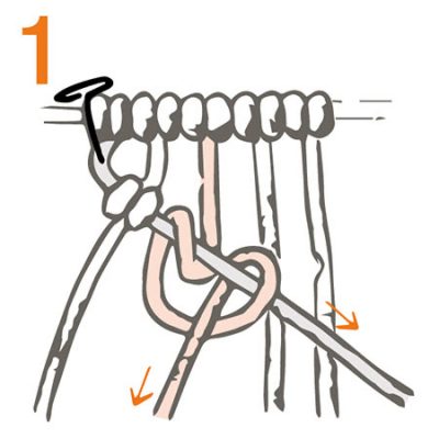 Diagonaler doppelter halber Schlag - 1