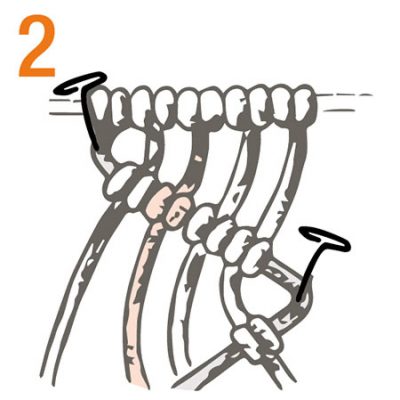 Diagonaler doppelter halber Schlag - 2