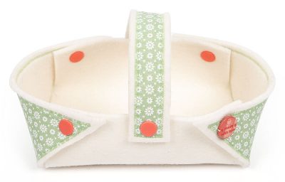 Körbchen mit Serviettenringen Schritt 6