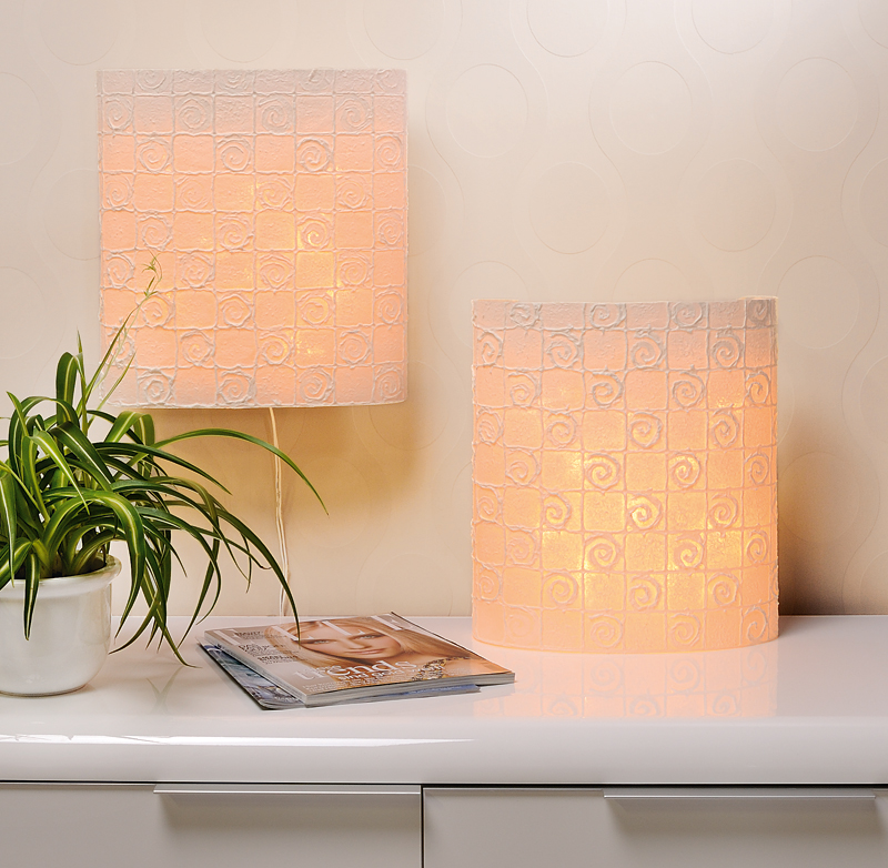 Lampe aus Mulberrypapier