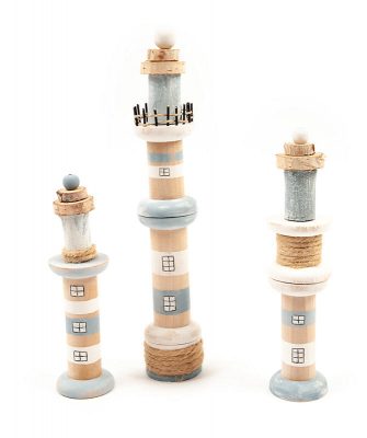 Leuchttürme aus Holzspulen basteln - Schritt 8 Leuchttürme aus Holzspulen basteln - Schritt 8