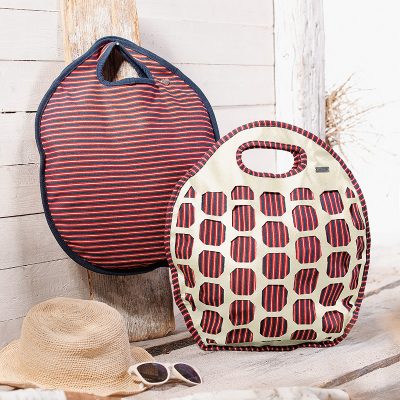 Tasche mit Lochmuster und Nappaleder nähen Tasche mit Lochmuster und Nappaleder nähen