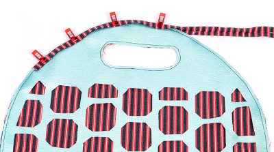 Tasche mit Lochmuster und Nappaleder - Schritt 6 Tasche mit Lochmuster und Nappaleder - Schritt 6