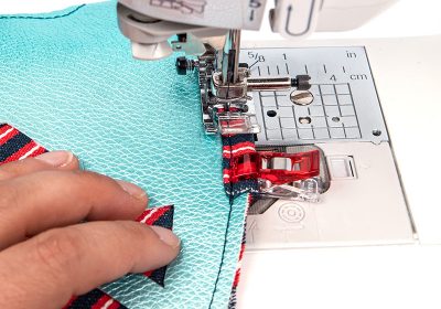 Tasche mit Lochmuster und Nappaleder - Schritt 7 Tasche mit Lochmuster und Nappaleder - Schritt 7