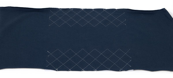 Loopschal als Mundschutz nähen - Schritt 5 Loopschal als Mundschutz nähen - Schritt 5