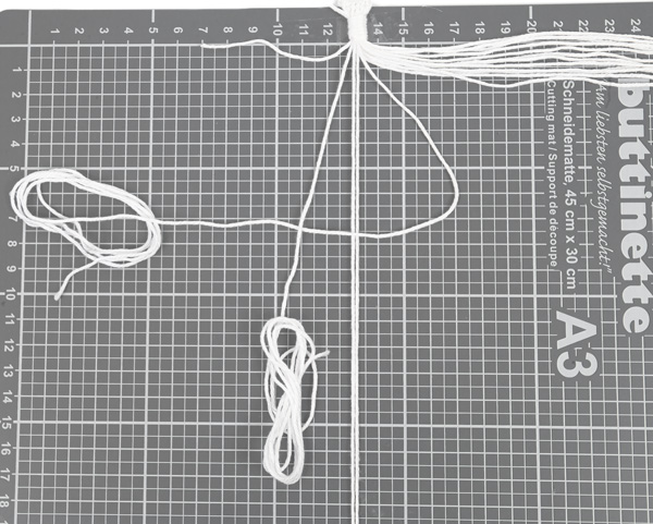 Osterdeko mit Makramee - Schritt 8 Osterdeko mit Makramee - Schritt 8