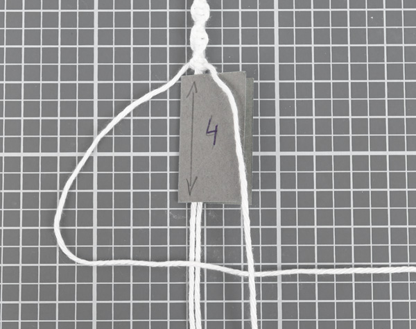 Osterdeko mit Makramee - Schritt 14 Osterdeko mit Makramee - Schritt 14