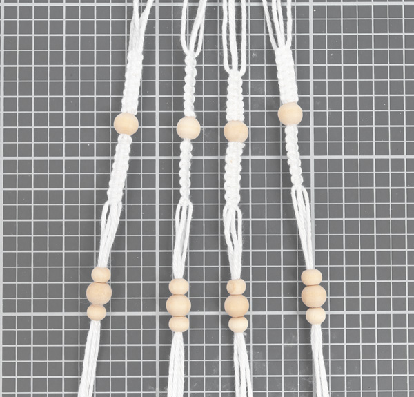 Osterdeko mit Makramee - Schritt 21 Osterdeko mit Makramee - Schritt 21