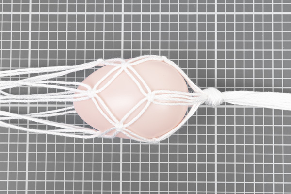 Osterdeko mit Makramee - Schritt 33 Osterdeko mit Makramee - Schritt 33