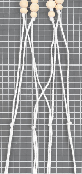 Osterdeko mit Makramee - Schritt 38 Osterdeko mit Makramee - Schritt 38