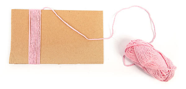 Makramee-Feder basteln - Schritt 12