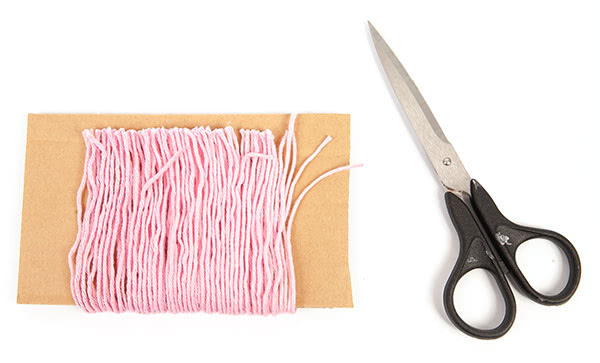 Makramee-Feder basteln - Schritt 13