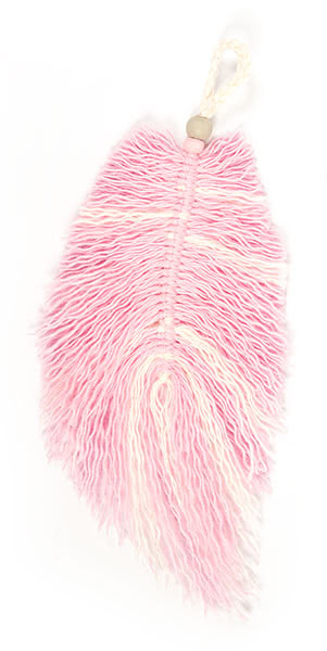 Makramee-Feder basteln - Schritt 22