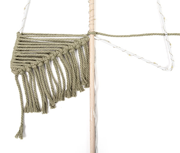 Makramee-Stern basteln - Schritt 15