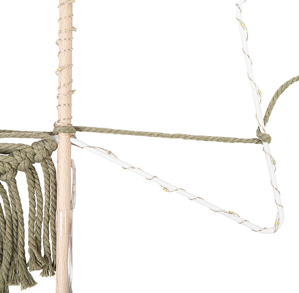 Makramee-Stern basteln - Schritt 16