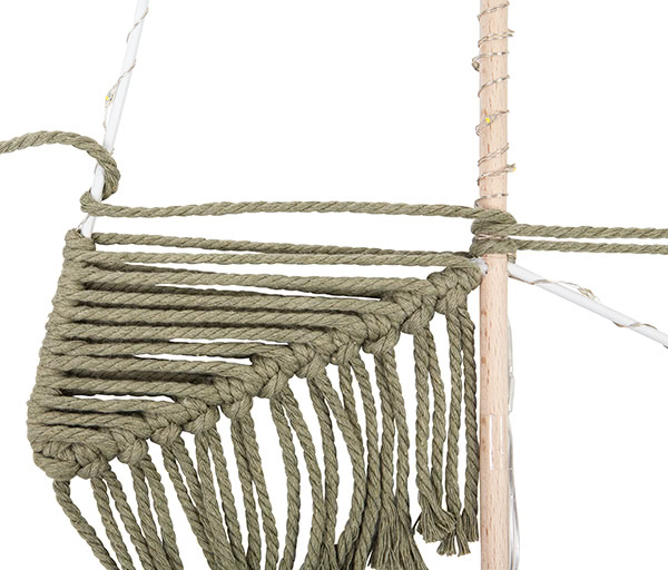 Makramee-Stern basteln - Schritt 18