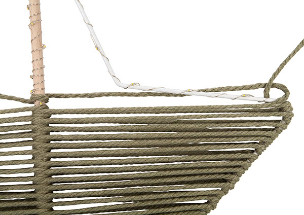 Makramee-Stern basteln - Schritt 23