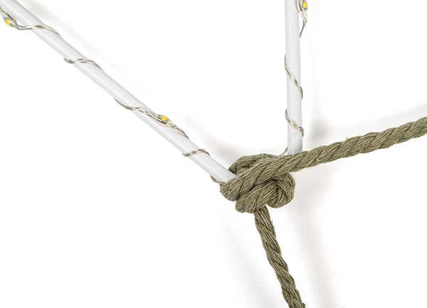 Makramee-Stern basteln - Schritt 30