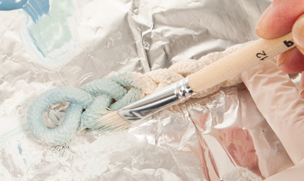 Maritime Uhr basteln - Schritt 14