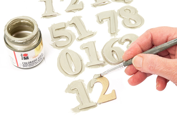 Maritime Uhr basteln - Schritt 15