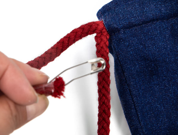 Maritimen Turnbeutel nähen - Schritt 11