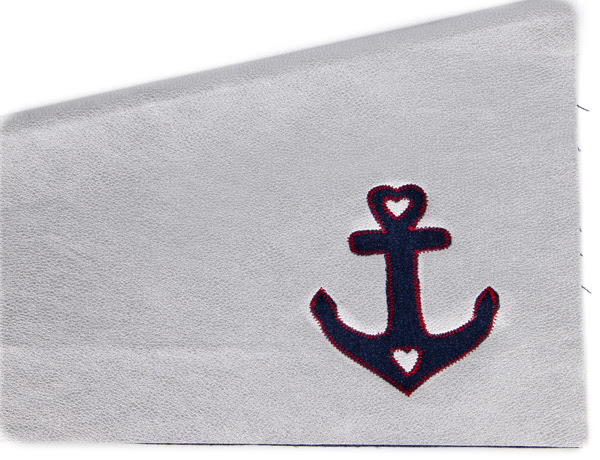 Maritimen Turnbeutel nähen - Schritt 3