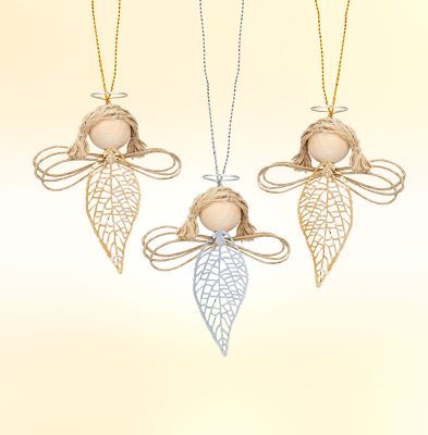 Engel mit Metallblättern Engel mit Metallblättern