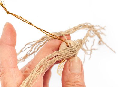 Engel mit Metallblättern - Schritt 10 Engel mit Metallblättern - Schritt 10