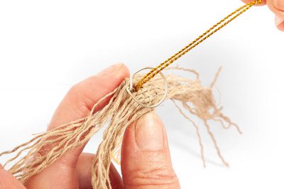 Engel mit Metallblättern - Schritt 11 Engel mit Metallblättern - Schritt 11