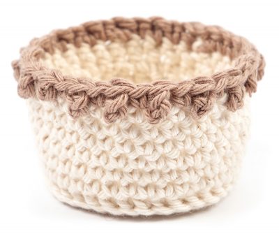 Mini-Osterkörbchen häkeln - Schritt 4 Mini-Osterkörbchen häkeln - Schritt 4